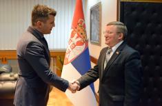 The Meeting of the Minister of Defence with the Ambassador of Belarus