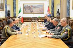 Minister of Defence meets Italian Chief of Defence Staff 