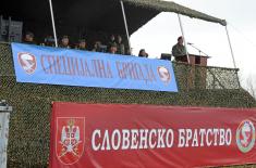 Landing of manpower and materiel within Slavic Brotherhood 2016 exercise