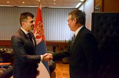 Meeting of the Minister of Defence with the Russian Ambassador