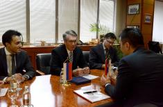 Meeting of the Minister of Defence with the Russian Ambassador