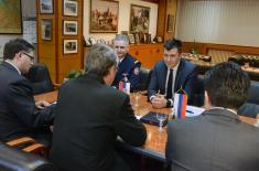 Meeting of the Minister of Defence with the Russian Ambassador