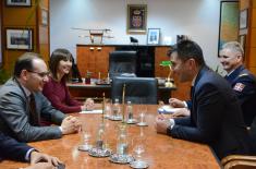 Meeting of the Minister of Defence with the Ambassador of Italy