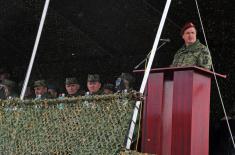 Landing of manpower and materiel within Slavic Brotherhood 2016 exercise