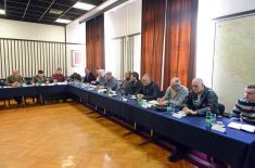 Састанак министра одбране са директорима и представницима синдиката Одбрамбене индустрије Србије