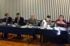 Састанак министра одбране са директорима и представницима синдиката Одбрамбене индустрије Србије