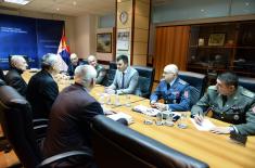 The dialogue with the representatives of Club of Generals and Admirals of Serbia