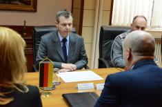 State Secretary Živković meets Parliamentary Secretary of the German Ministry of Defence Silberhorn