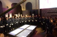 Students of Academy of Criminalistics and Police Studies visited the exhibition 