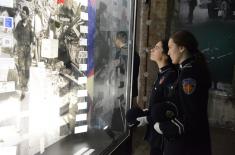 Students of Academy of Criminalistics and Police Studies visited the exhibition 