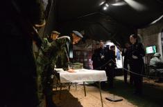 Students of Academy of Criminalistics and Police Studies visited the exhibition 