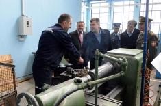 Defence Minister visits factories in Lučani and Čačak