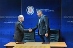 An agreement with Military Trade Union of Serbia signed