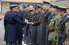 Marking the Day of the 250th Air Defence Missile Brigade