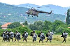 Minister Gašić visits 63rd Parachute Brigade