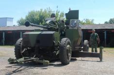 Training of reserve element at Batajnica airport