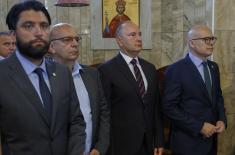 Minister Vučević attends consecration of Church of Venerable Simeon (Myrrh-Gusher) in Veternik