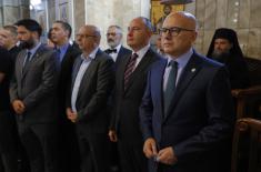 Minister Vučević attends consecration of Church of Venerable Simeon (Myrrh-Gusher) in Veternik