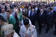 Minister Vučević attends consecration of Church of Venerable Simeon (Myrrh-Gusher) in Veternik