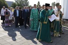 Minister Vučević attends consecration of Church of Venerable Simeon (Myrrh-Gusher) in Veternik