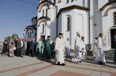 Minister Vučević attends consecration of Church of Venerable Simeon (Myrrh-Gusher) in Veternik