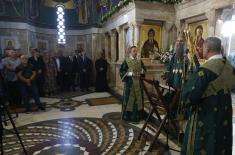 Minister Vučević attends consecration of Church of Venerable Simeon (Myrrh-Gusher) in Veternik