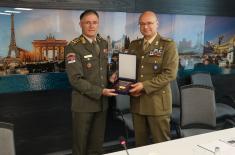 Lecture by the Chief of the General Staff General Milan Mojsilović on military cooperation with the EU