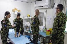Замена медицинског тима Војске Србије у мисији у ЦАР