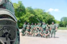 Training of reserve element at Batajnica airport