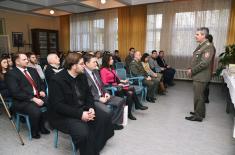 Books presented to students in Pančevo and Sombor