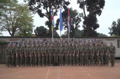 Chief of General Staff completed the visit to our peacekeepers in the Central African Republic