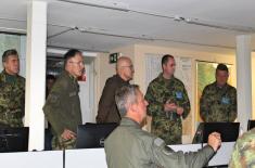 Visit to permanently engaged airspace control and protection forces