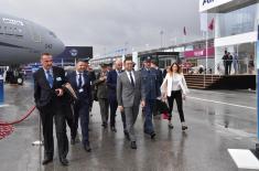 Minister Vulin at the Paris Air Show: Serbian armament on the most modern systems