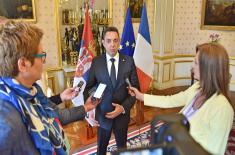 Minister Vulin: France greatly respects Serbia and President Vučić