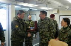 General Diković at the "West 2017" exercise in Russia