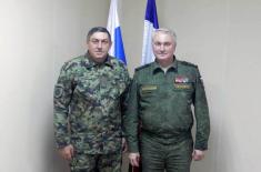General Diković at the "West 2017" exercise in Russia