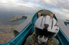 Regular Group Flying Training on “Orao” Aeroplanes