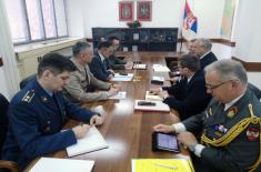 Talks with delegation of the Federal Ministry of Defence and Sports of the Republic of Austria 