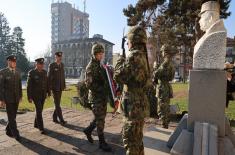 Minister Vučević Lays Wreath at Saint George Church in Oplenac to Mark Statehood Day