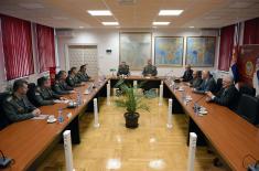 Reception of Generals and Admirals Club delegation