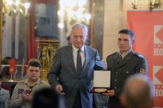 Sergeant First Class Ristić the Winner of the Recognition the “Noblest Deed of the Year”