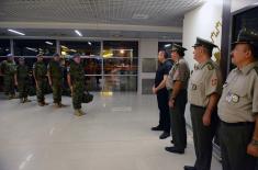 Welcome for the Peacekeepers from the Central African Republic