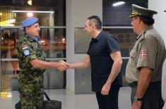 Welcome for the Peacekeepers from the Central African Republic