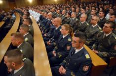 Diplomas awarded to cadets and students of the Military Academy 