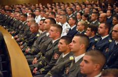 Diplomas awarded to cadets and students of the Military Academy 