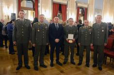 Sergeant First Class Ristić the Winner of the Recognition the “Noblest Deed of the Year”