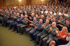 Diplomas awarded to cadets and students of the Military Academy 