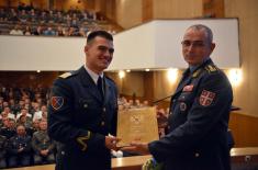 Diplomas awarded to cadets and students of the Military Academy 