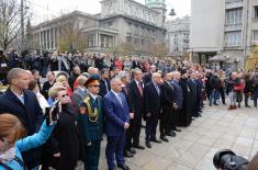 Memorial Plaque Unveiled in Memory of the Russian Alexandrov Ensemble