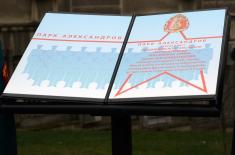 Otkrivena spomen-ploča ruskom ansamblu "Aleksandrov" 